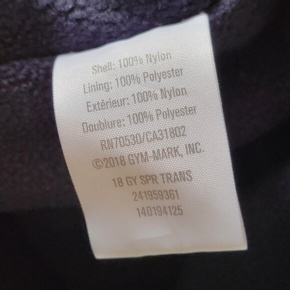 Gymboree Green & Blue Fleece Lined Lightweight Hooded Wind Breaker Boy's Size L - Picture 6 of 7